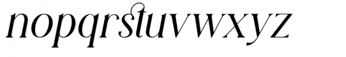 Diastema Bold Italic Font LOWERCASE