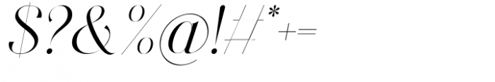 Diastema Italic Font OTHER CHARS