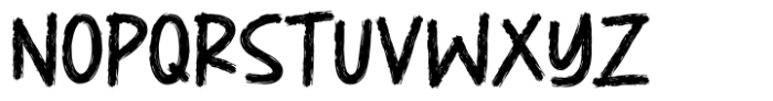 Dibrush Font UPPERCASE