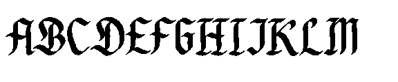 Dicaten Regular Font UPPERCASE