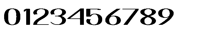 Dichora Black Extra Expanded Font OTHER CHARS