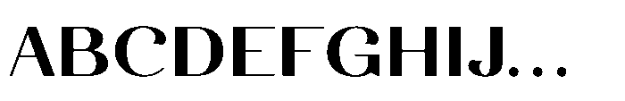 Dichora Black Extra Expanded Font UPPERCASE
