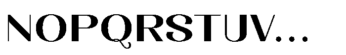 Dichora Black Extra Expanded Font UPPERCASE