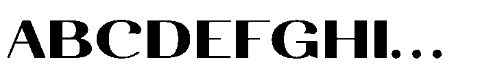 Dichora Black Ultra Expanded Font UPPERCASE