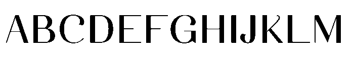 Dichora Bold Semi Expanded Font UPPERCASE