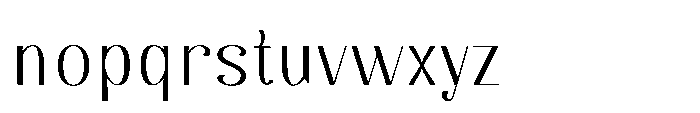 Dichora Bold Ultra Condensed Font LOWERCASE