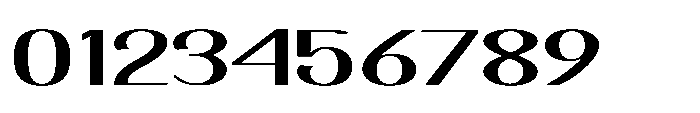 Dichora Extra Black Extra Expanded Font OTHER CHARS