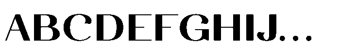 Dichora Extra Black Extra Expanded Font UPPERCASE