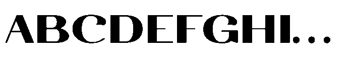 Dichora Extra Black Ultra Expanded Font UPPERCASE