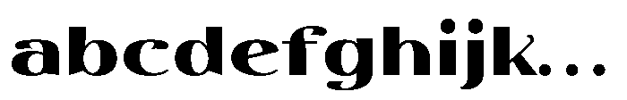 Dichora Extra Black Ultra Expanded FONT