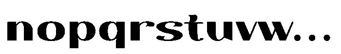 Dichora Extra Black Ultra Expanded Font LOWERCASE