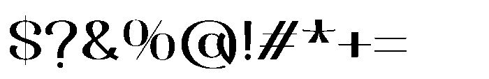 Dichora Extra Black Font OTHER CHARS