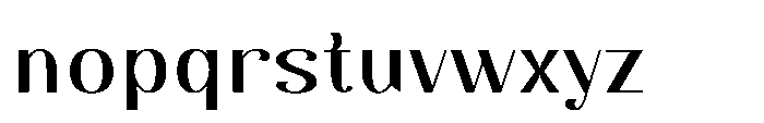 Dichora Extra Black Font LOWERCASE