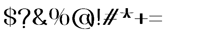 Dichora Extra Bold Semi Condensed Font OTHER CHARS