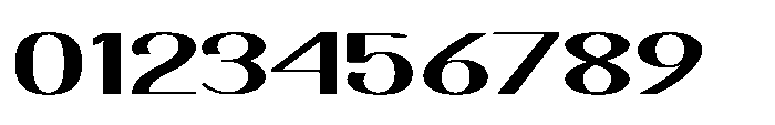 Dichora Extra Bold Ultra Expanded Font OTHER CHARS