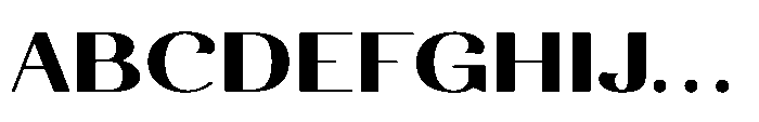 Dichora Extra Bold Ultra Expanded Font UPPERCASE