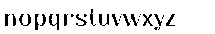Dichora Extra Bold Font LOWERCASE