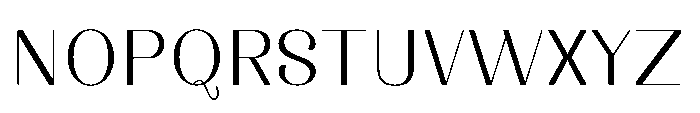 Dichora Extra Condensed Font UPPERCASE