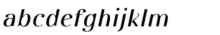 Dichora Extra Expanded Oblique FONT