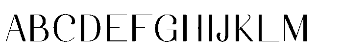 Dichora Extra Light Extra Expanded Font UPPERCASE