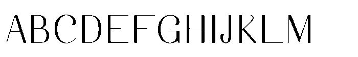 Dichora Extra Light Ultra Condensed Font UPPERCASE