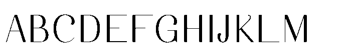 Dichora Light Extra Condensed Font UPPERCASE