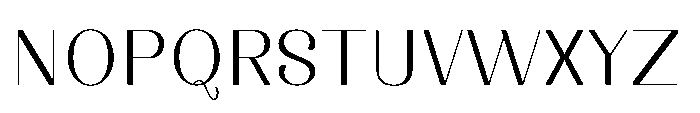Dichora Light Extra Condensed Font UPPERCASE