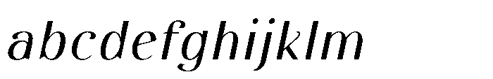 Dichora Light Extra Expanded Oblique FONT