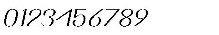 Dichora Light Semi Condensed Oblique Font OTHER CHARS