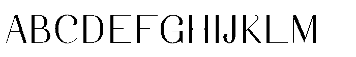 Dichora Light Semi Condensed Font UPPERCASE