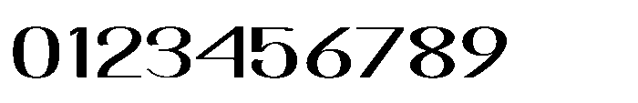 Dichora Medium Ultra Expanded Font OTHER CHARS