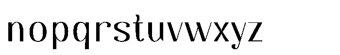 Dichora Medium Font LOWERCASE