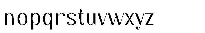 Dichora Semi Bold Condensed Font LOWERCASE