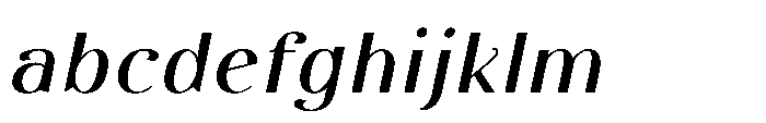Dichora Semi Bold Expanded Oblique FONT