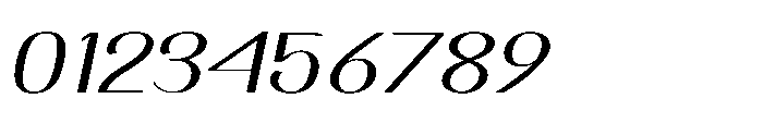 Dichora Semi Bold Oblique Font OTHER CHARS