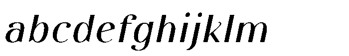 Dichora Semi Bold Semi Expanded Oblique FONT
