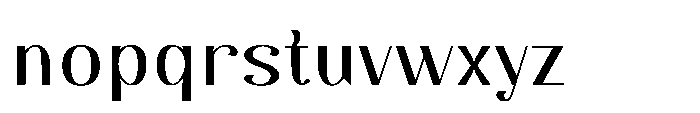 Dichora Semi Bold Semi Expanded Font LOWERCASE