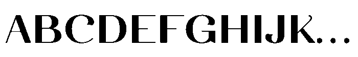 Dichora Semi Bold Ultra Expanded Font UPPERCASE