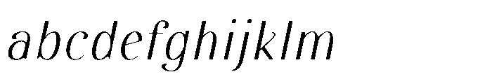 Dichora Thin Oblique FONT