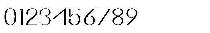 Dichora Thin Semi Expanded Font OTHER CHARS