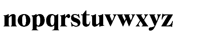 Dickens Black Font LOWERCASE