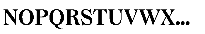 Dickens Bold Font UPPERCASE