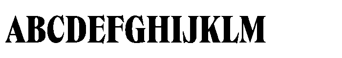 Dickens Cnd Black Font UPPERCASE