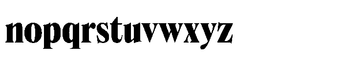 Dickens Cnd Black Font LOWERCASE