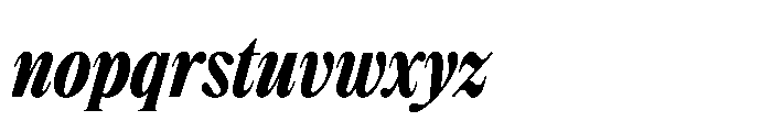 Dickens Cnd Extrabold Italic Font LOWERCASE