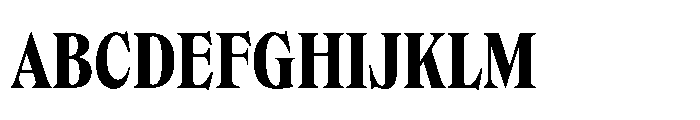 Dickens Cnd Extrabold Font UPPERCASE