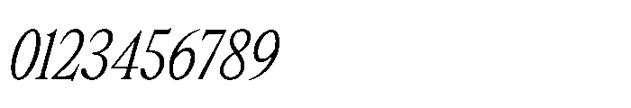 Dickens Cnd Extralight Italic Font OTHER CHARS