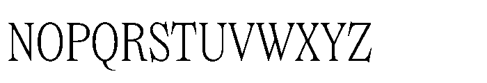 Dickens Cnd Extralight Font UPPERCASE