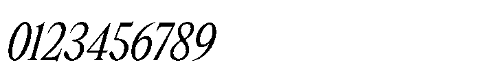 Dickens Cnd Light Italic Font OTHER CHARS