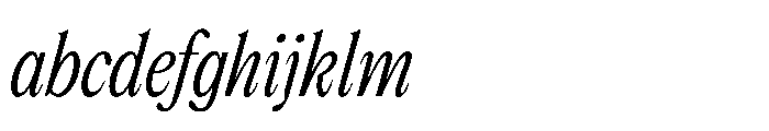 Dickens Cnd Light Italic FONT